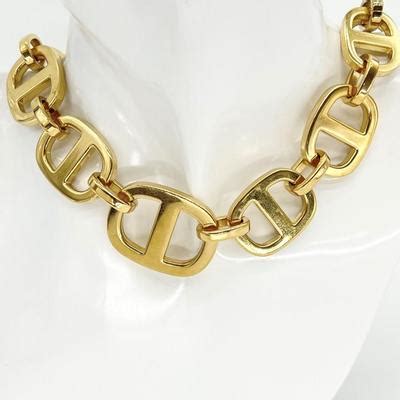 michael kors maritime link necklace|Michael Kors Golden Maritime Link Necklace .